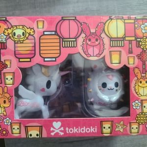 Tokidoki chinese mid automn day unicorno and cactus bunny set